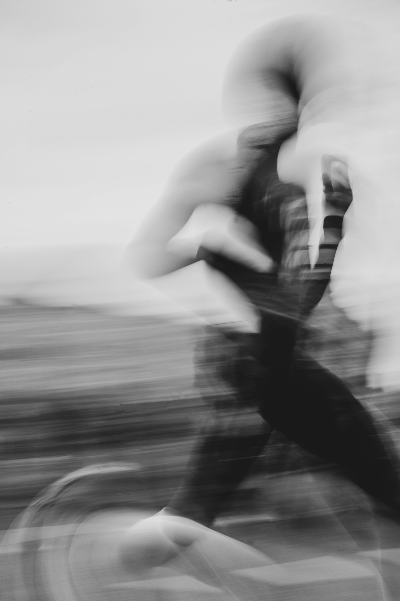 Athlete running